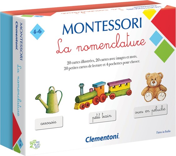 Clementoni Montessori - La nomenclature (fr) 8005125523726