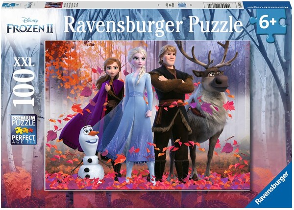 Ravensburger Casse-tête 100 XXL La magie de la forêt, La Reine des neiges 2 (Frozen 2) 4005556128679