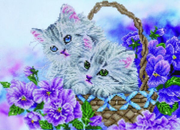 Diamond Dotz Broderie Diamant - Panier pour chat (Diamond Painting, peinture diamant) 4897073243696