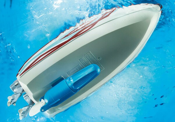 Playmobil Playmobil 9428 Vacanciers avec vedette et moteur submersible (bateau) 4008789094285