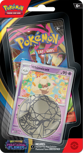 Pokémon Pokemon Mega Evolution 02 - phantasmal flames - checklane blister - whimsicott POKEMON