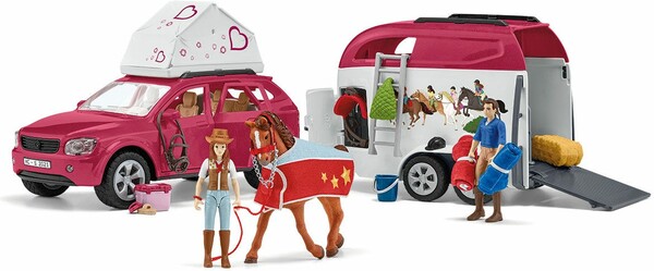 Schleich Schleich 42535 Grand voyage équestre en voiture et remorque 4059433573014