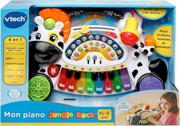 VTech VTech Jungle Rock - Mon piano zèbre (fr) 3417761791059