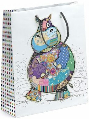Bug Art Sac cadeau Hippopotame (13″ x 10.2″ x 5.3″) 5056053232795