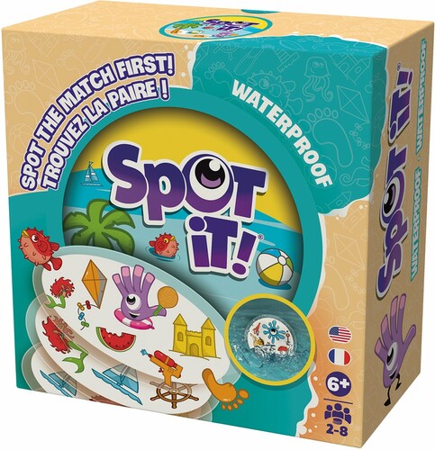 Zygomatic Spot it! / dobble (fr/en) beach (fr/en) - Rebrand (Box-Eco) 3558380136767