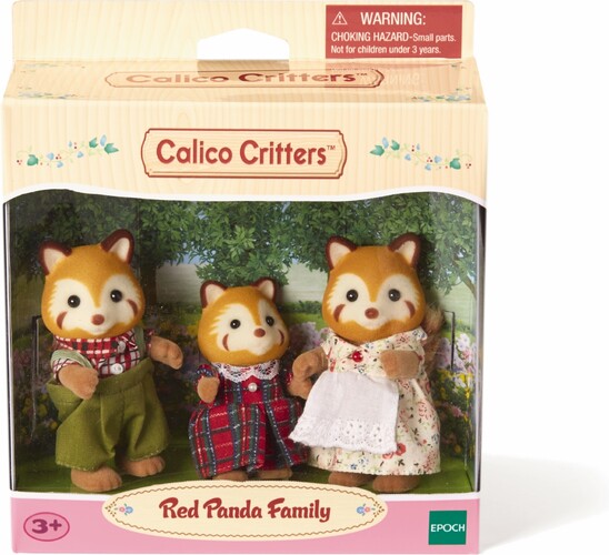 Calico Critters Calico Critters Petit panda (panda roux), famille 020373314924