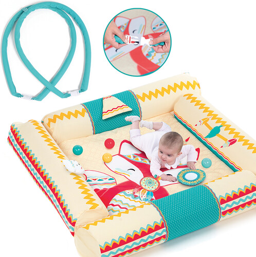 LUDI Aire d'éveil gonflable Indien 3550833200124