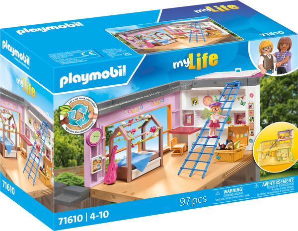 Playmobil Playmobil 71610 Chambre d'enfant avec lit cabane 4008789716101