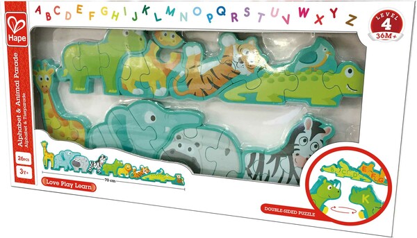 Hape Casse-tête Alphabet & animal parade 6943478027046