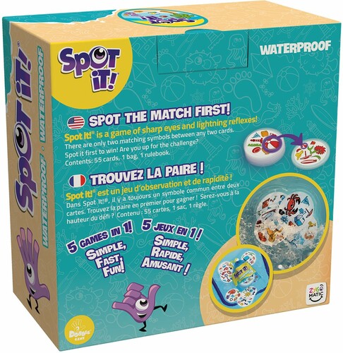Zygomatic Spot it! / dobble (fr/en) beach (fr/en) - Rebrand (Box-Eco) 3558380136767