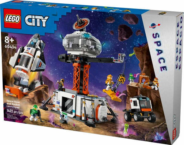 LEGO LEGO 60434 La station spatiale et la base de lancement de fusées 673419390200