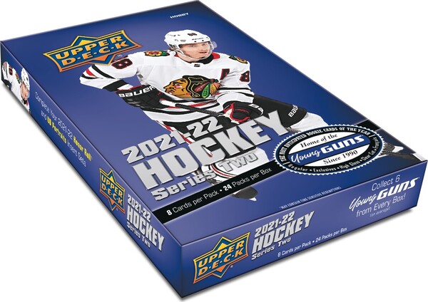 Upper Deck Upper Deck series two hockey 21/22 Booster Box 053334979696