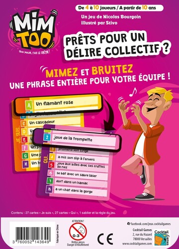 Cocktail Games Mimtoo (fr) 3760052143649