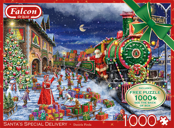 Falcon de luxe Casse-tête 1000x2 Santa's Special Delivery 8710126112687
