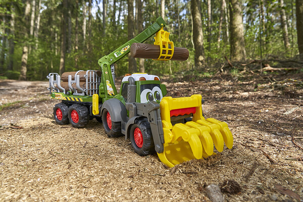 Dickie Toys Happy serie - tracteur forestier et remorque 4006333067181
