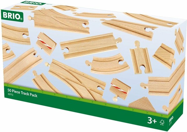 Brio Train Brio Train en bois ensemble évolution 50 pièces 33772 7312350337723