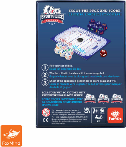 FunWiz Sports dice hockey (fr/en) 842710001911