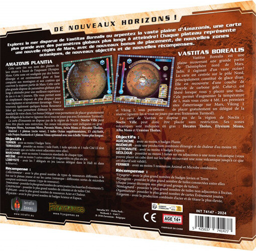 Intrafin Games Terraforming Mars (fr) ext Amazonis et Vastitas mappack 5425037741477