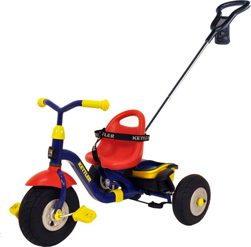 Kettler Tricycle Kettrike FLY joyeux navigateur à pneus à air avec barre et ceinture, max 150lb 609970883912