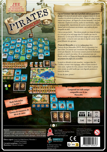 Super Meeple Pirates of Maracaibo (fr) 3770023051613