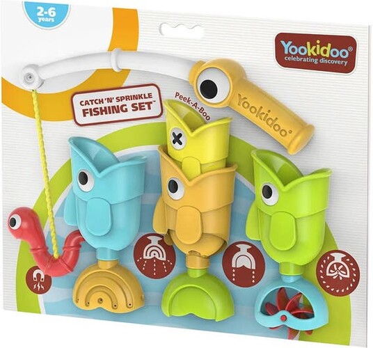 Yookidoo Ensemble de pêche avec poissons arroseurs 7290107722179