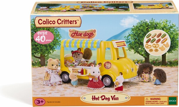 Calico Critters Calico Critters Camion cuisine de rue à Hot-dog (Food truck) sans animaux 020373315532
