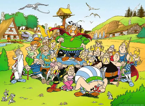 Ravensburger casse-tete Casse-tête 500 Astérix : Le village 4005555001386