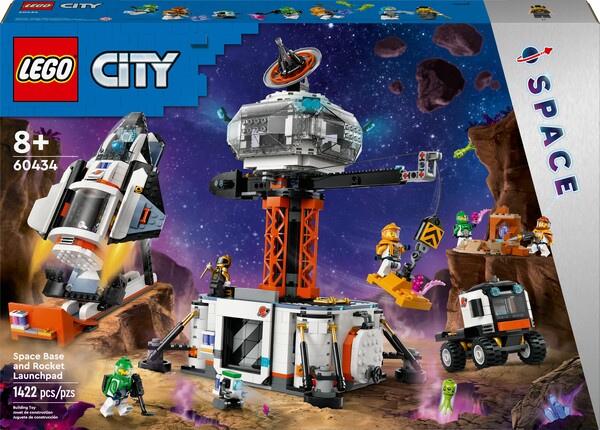 LEGO LEGO 60434 La station spatiale et la base de lancement de fusées 673419390200