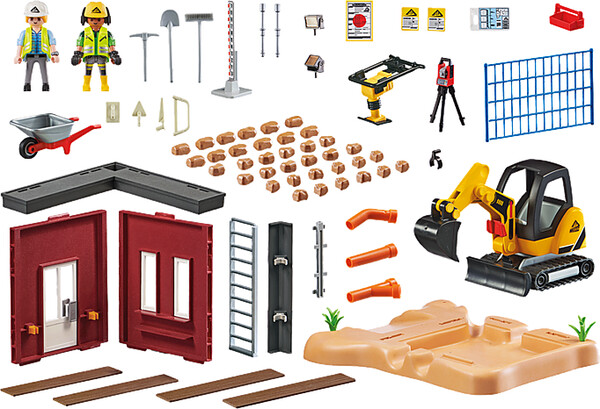 Playmobil Playmobil 70443 Mini-pelleteuse et chantier 4008789704436