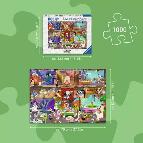 Ravensburger casse-tête Casse-tête 1000 Looney Tunes Studio 4005555018117