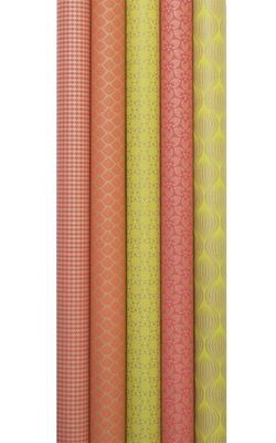 Lamarche Importation Papier cadeau Rouleau Kraft Neon 200X70cm 3329682238134