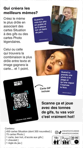 What Do You Meme What Do You Meme? (fr) GIF édition Québécoise 990317900264