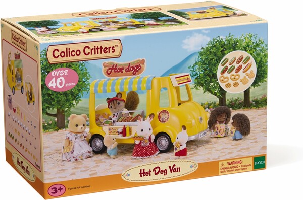 Calico Critters Calico Critters Camion cuisine de rue à Hot-dog (Food truck) sans animaux 020373315532