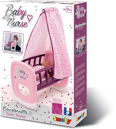 Smoby Berceau pour poupée 3032162203385