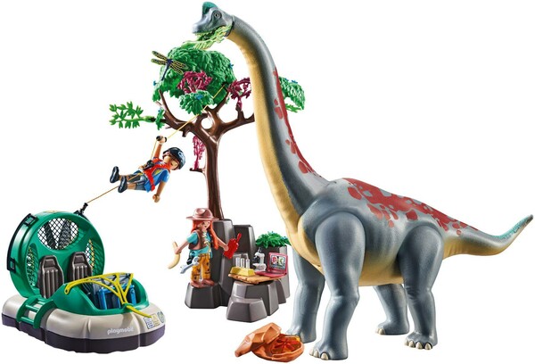 Playmobil Playmobil 71819 Brachiosaure avec explorateurs et aeroglisseur 4008789718198