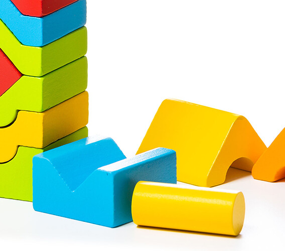 Cubika Ensemble de tours empilable 4823056515016