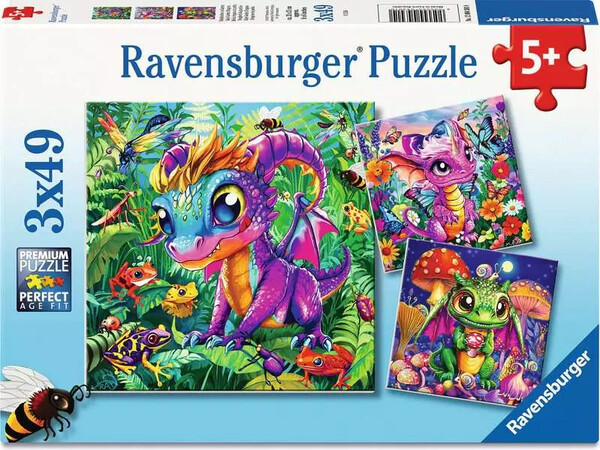 Ravensburger casse-tête Casse-tête 49x3 Bébés dragons de jardin 4005555043010