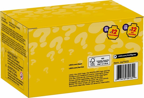 LEGO LEGO 66763 LEGO® Minifigures Série 25, lot de 6 673419391344