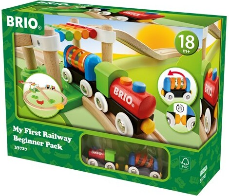 Brio Train Brio Train en bois Mon premier circuit de découverte 33727 7312350337273