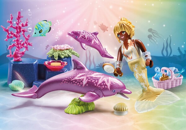 Playmobil Playmobil 71501 Sirene avec dauphins 4008789715012