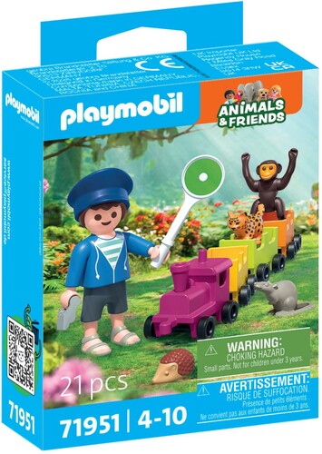 Playmobil Playmobil 71951 Animals & Friends Petite aventure en train 4008789719515
