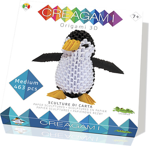 CreativaMente Creagami Pingouin 463 pcs Origami 3D 8032591788212