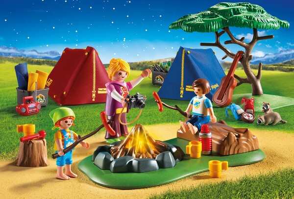 Playmobil Playmobil 9153 Tentes et feu de camp 4008789091536
