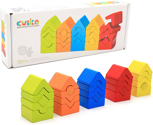 Cubika Ensemble de tours empilable 4823056515016