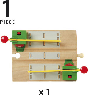 Brio Train Brio Train en bois Passage à niveau magnétique 33750 7312350337501