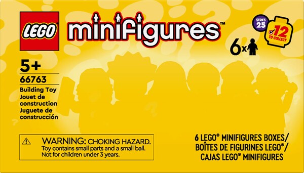 LEGO LEGO 66763 LEGO® Minifigures Série 25, lot de 6 673419391344