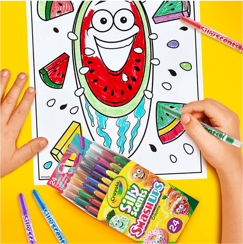 Crayola Crayons de cire Twistables parfumés (Silly Scents) mini 24 063652583406