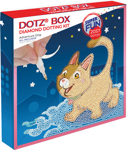 Diamond Dotz Broderie Diamant - chien aventureux Dotz Box 4895225918768