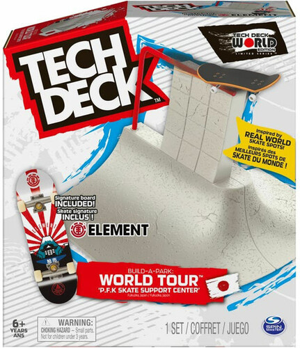 Tech Deck Tech Deck Rampe World Tour Skateboard 'P. F. K. Skate Support Center' 778988267615