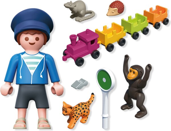 Playmobil Playmobil 71951 Animals & Friends Petite aventure en train 4008789719515